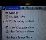 German PC keyboard layout in Mac OS