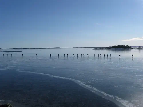 Ice around St. Saltkråkan