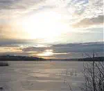Ice on Vallentunasjön