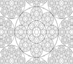 Recursive circle packing with PostScript