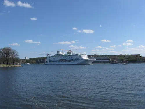 Sun and Ships on a Saturday in Stockholm