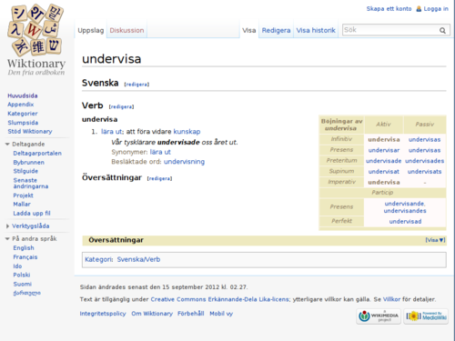 Wiktionary