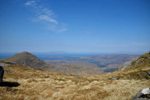 Isle of Rum in the background