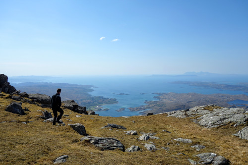 Panorama as seen from the summit of An Stac